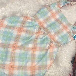 Carter's Pastel Plaid Kids Dress